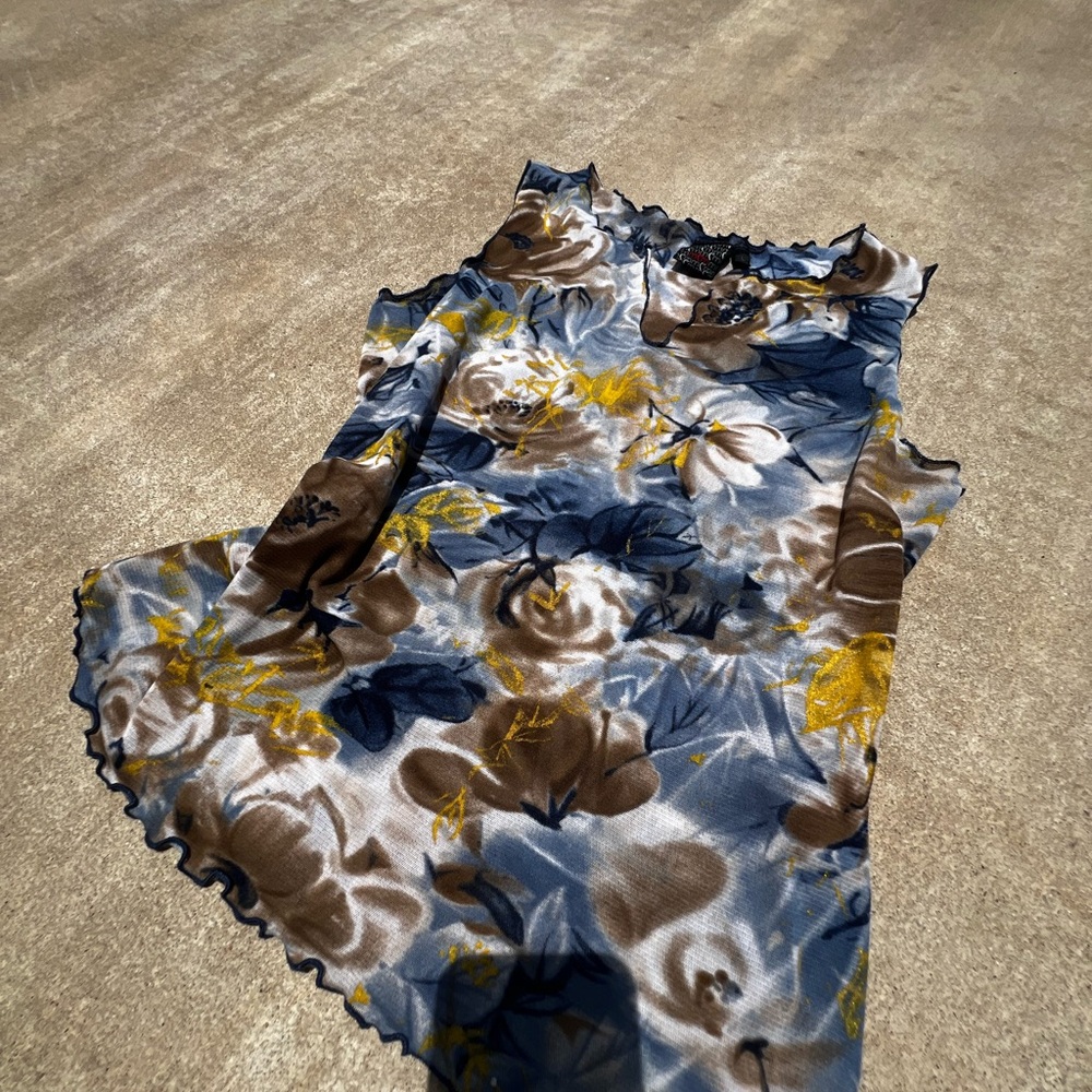 Floral Micromesh Tank - Picture 2 of 3